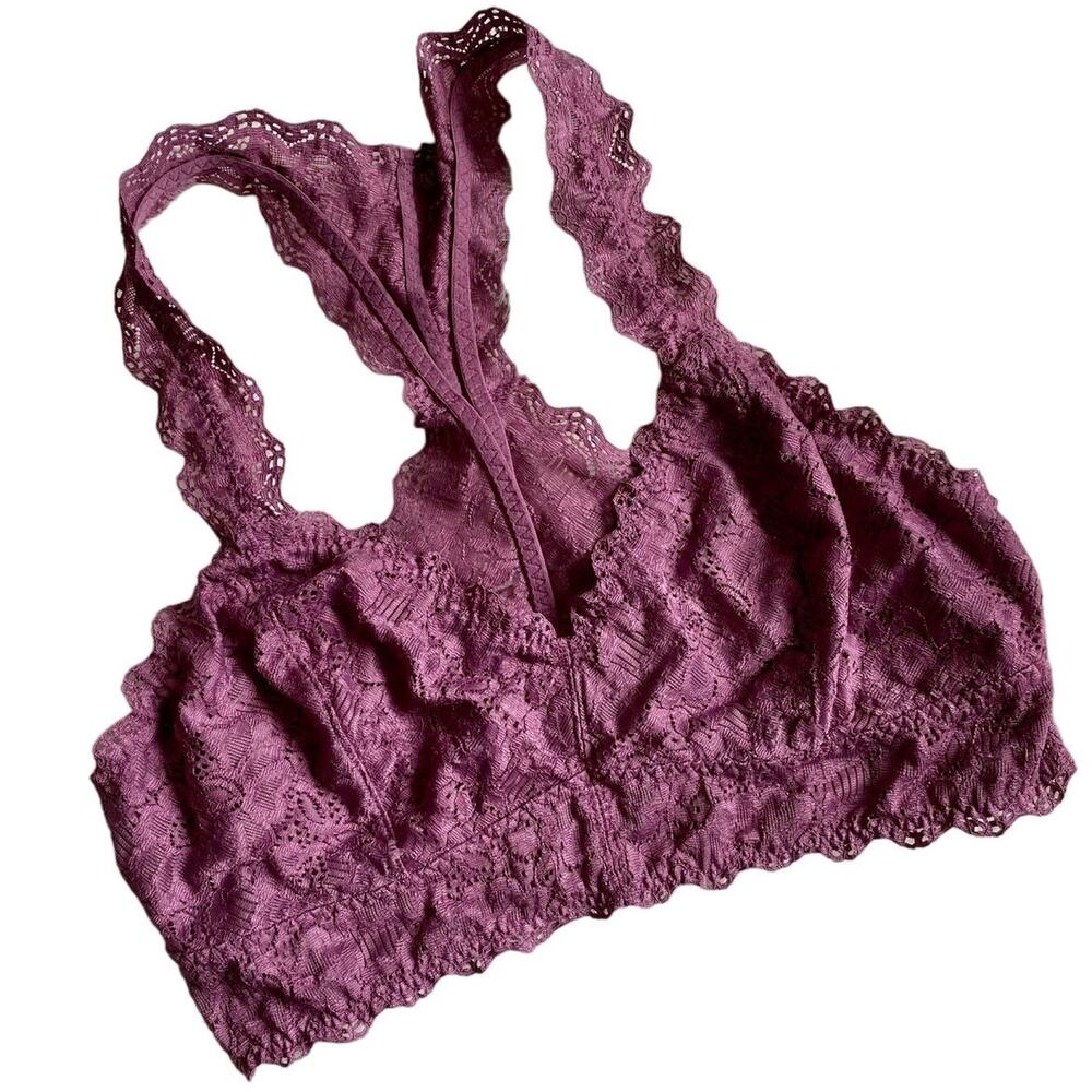 Felina Purple Lace Bralette- large - Picture 2 of 5